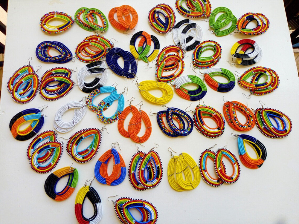 40 Pairs earrings | Maasai Earrings | Beaded Earrings