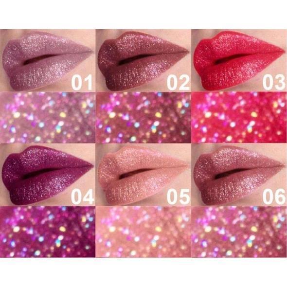 Glitter Waterproof Long Lasting Lip Gloss