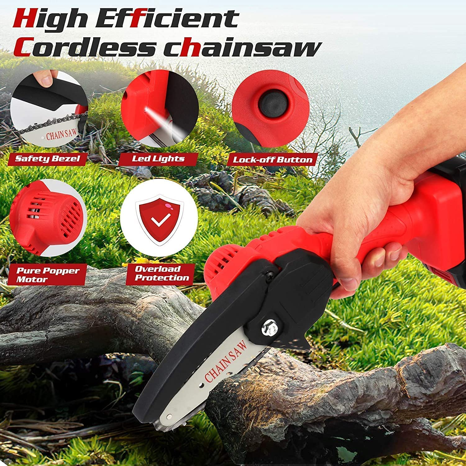 💖Last Day Special Sale OFF🔥2023 HOT  Battery Powered Wood Cutter