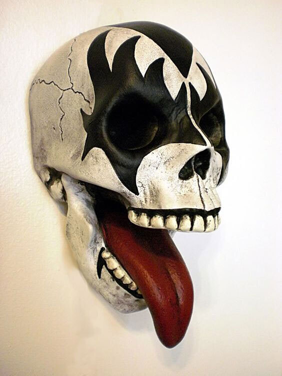 KISS Rare Prototype Life-Size Skull Wall Decor