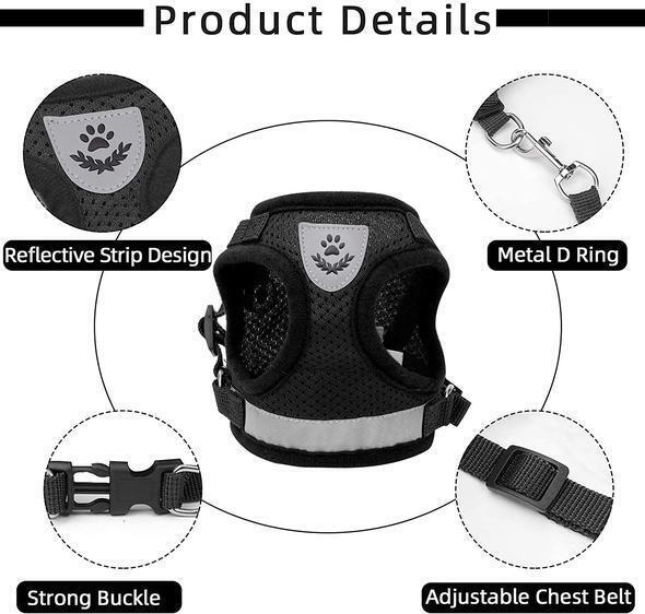 Adjustable Breathable Pet Harness Kit