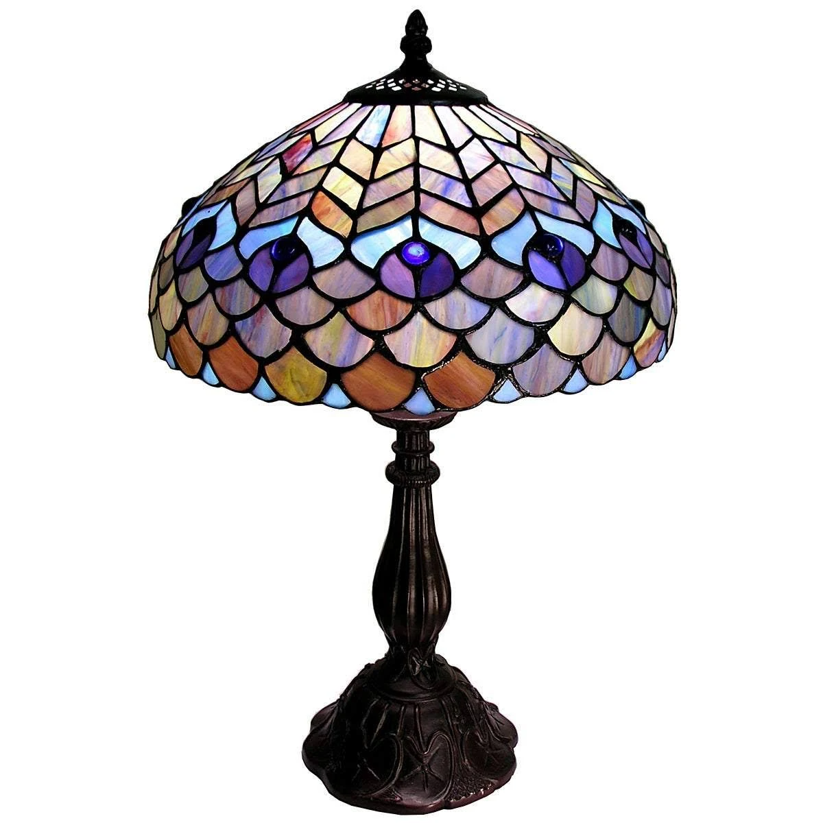Handcrafted Peacock Table Lamp