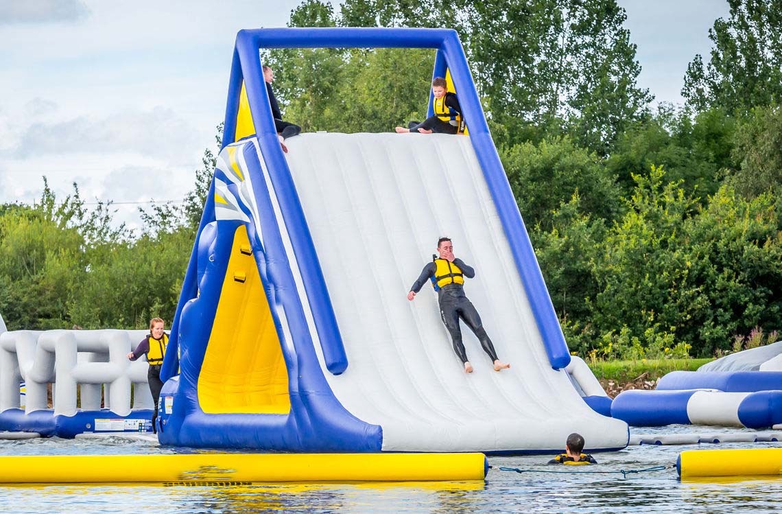 The Gigantic Water Play Slide