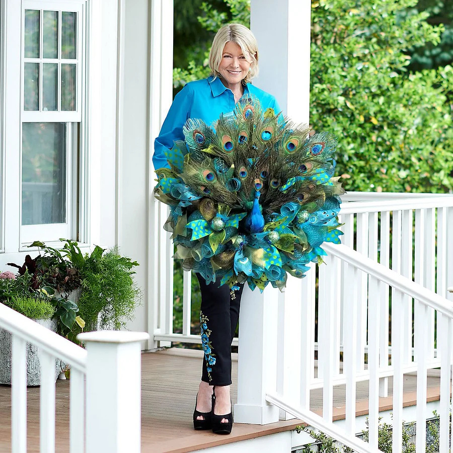 😍Wreaths to Wow Your Neighbors🦚Gorgeous Peacock Wreath-Buy 2 Free Shipping