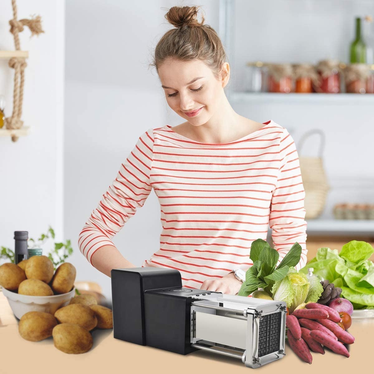 🔥2023 Upgraded Version🔥The most convenient electric vegetable cutter💥 $10 off for 2 pieces 💥