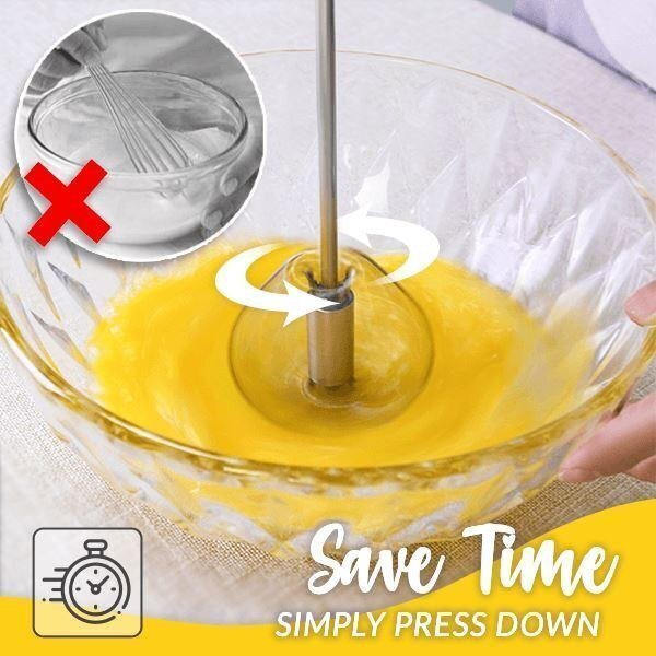Stainless Steel Semi-Automatic Whisk - BUY 2 GET 2 FREE
