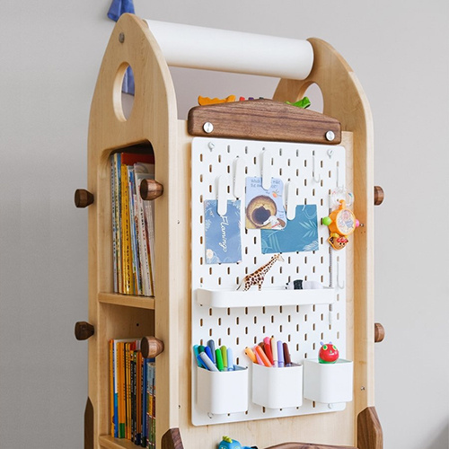 360° Rotating Children's Bookshelf