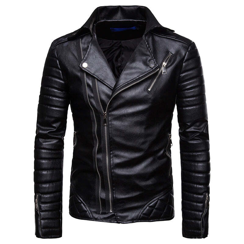 Men's Parker Motorcycle Leather Jacket