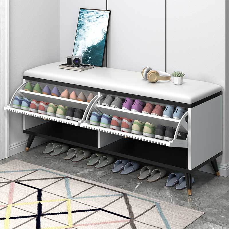Leather Shoe Cabinet