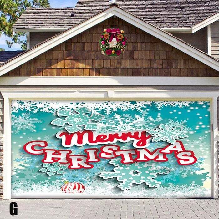 Winter Sale 75% OFF - Christmas 2023 Garage Door Decoration