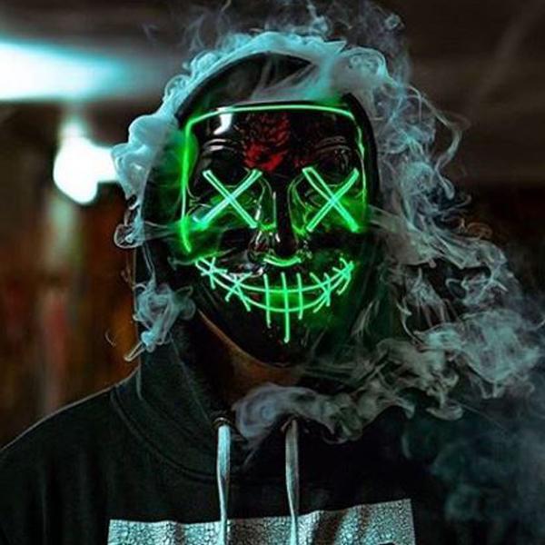 Purge Halloween Mask With Lights