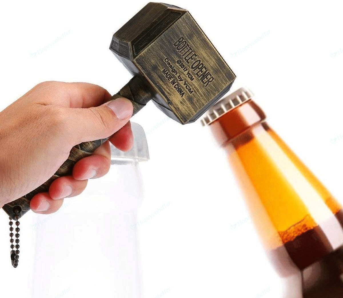 Miracle hammer beer bottle opener