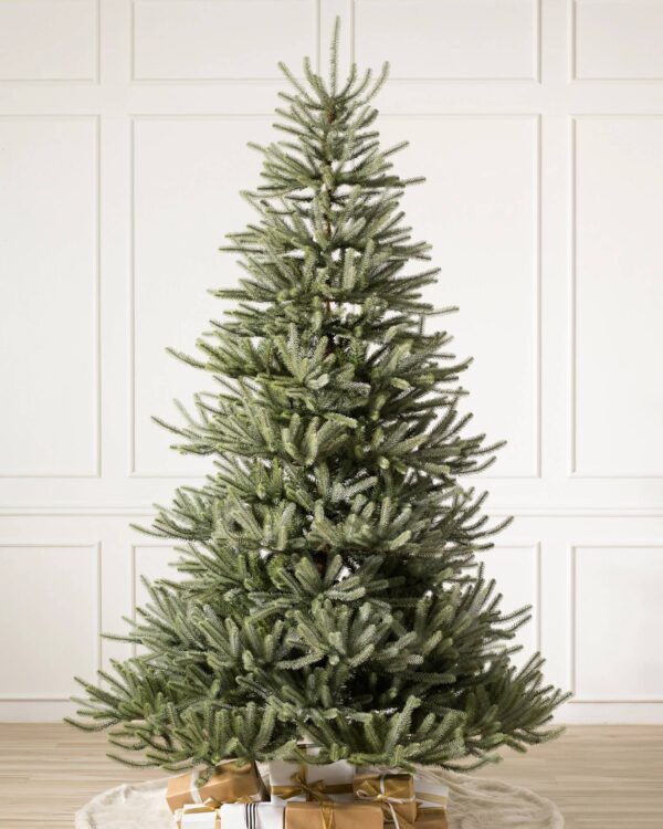 9 ft. Pre-Lit Slim Balsam Fir Artificial Christmas Tree with 800 UL-Listed Clear Incandescent Lights