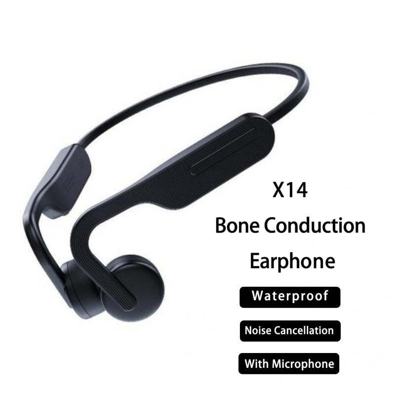 X14 Bone Conduction Sports Headphone With Mic For Running