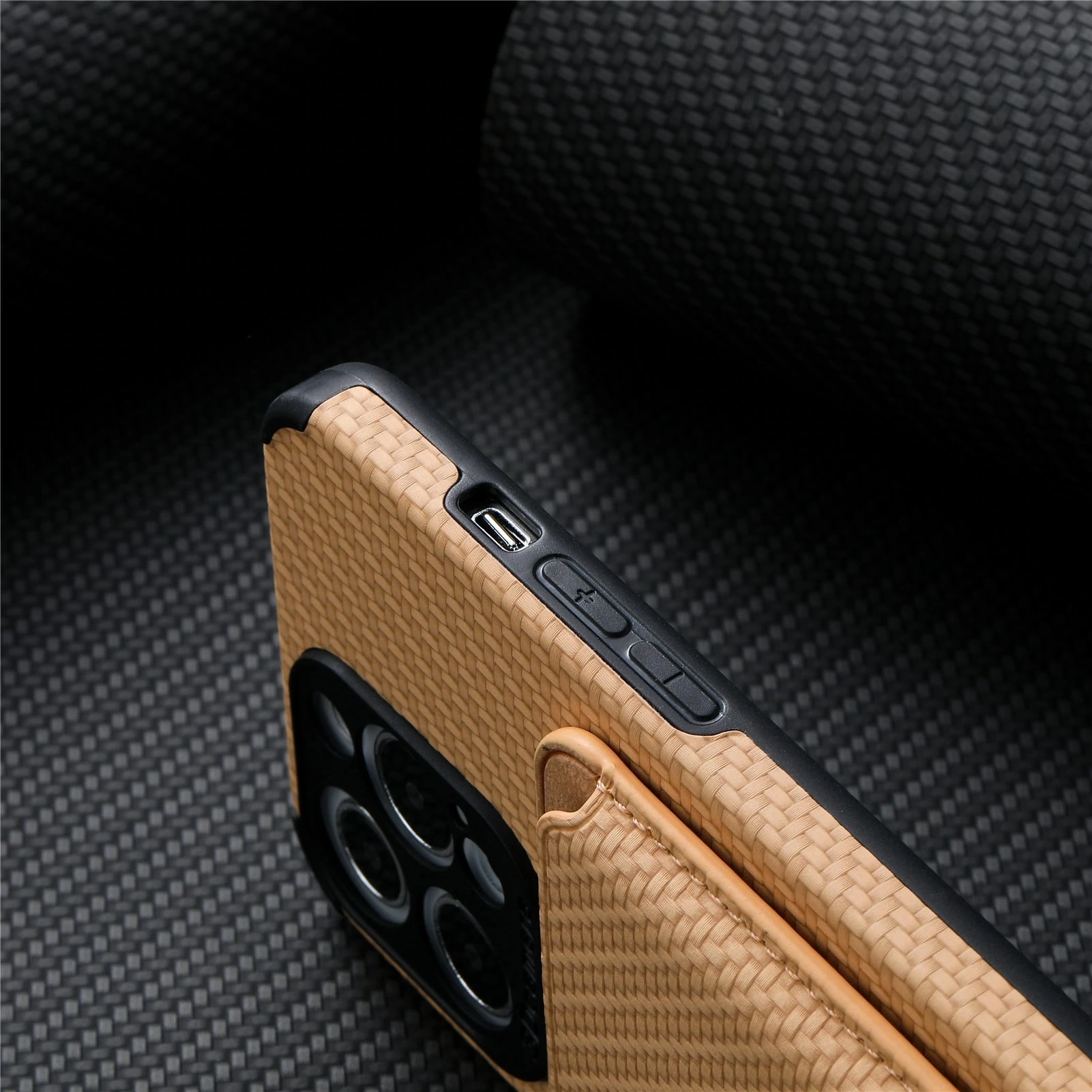 High quality carbon fiber phone case with Magsafe card holder