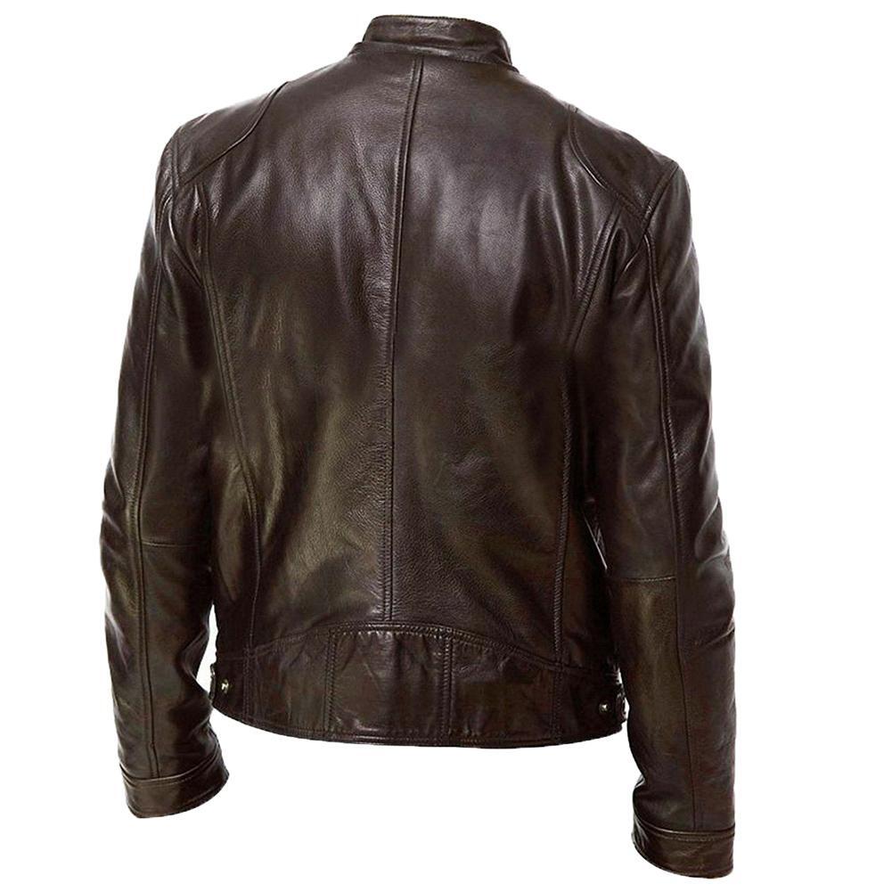 'Chevron Legend' Leather Jacket