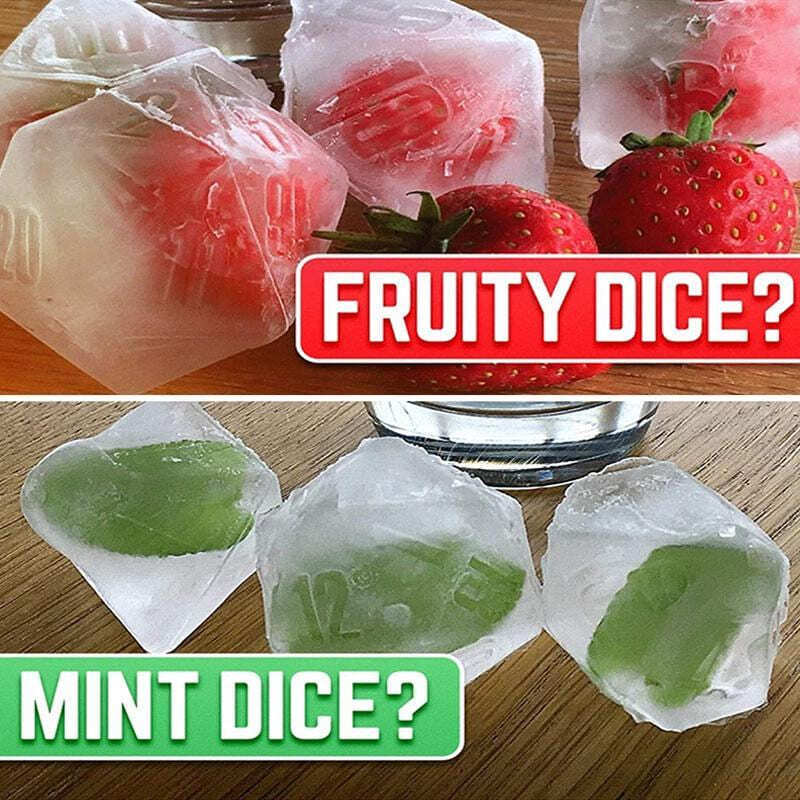 3D Dice Silicone Beverage Ice Cube Maker