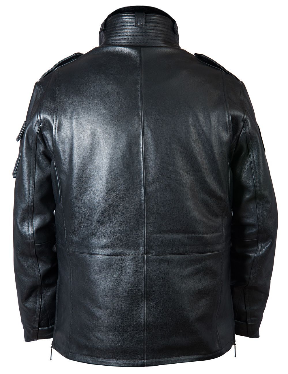 М65 SNIPER LEATHER JACKET WITH LINER BLACK