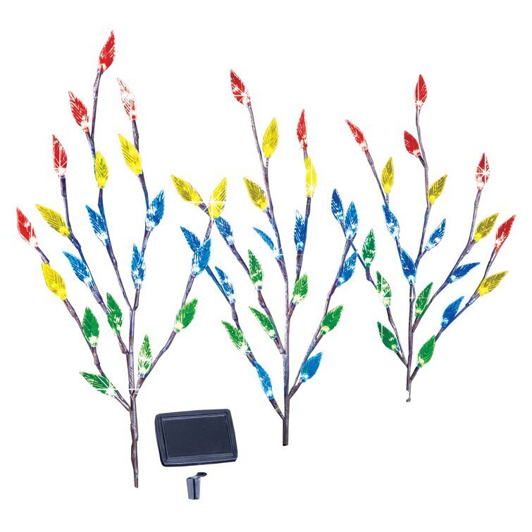23'' LED Lighted Trees & Branches (Set of 3)