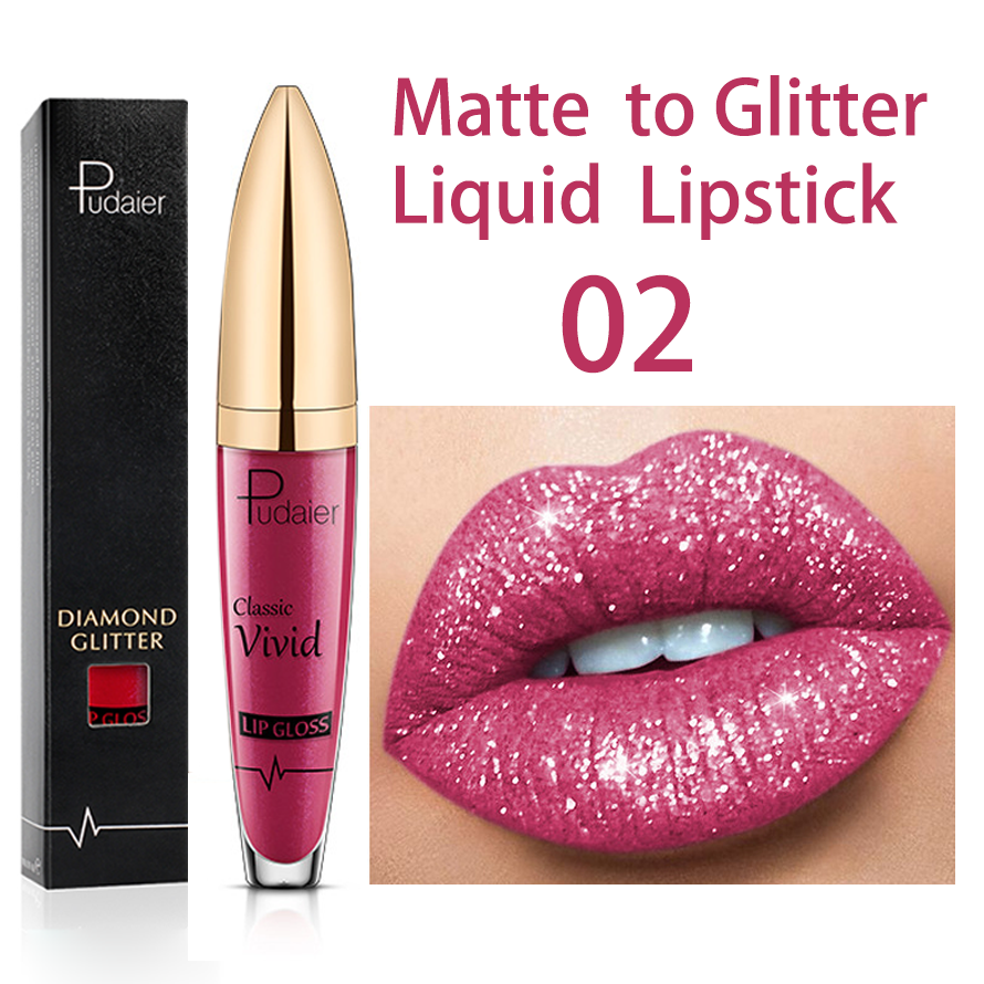 ✨2022 Hot Sale 50% OFF - 18 Color Diamond Shiny Long Lasting Lipstick