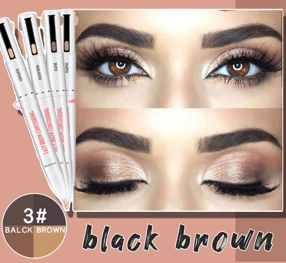 ✨Summer Hot Sale 50% OFF - 4-in-1 Brow Contour & Highlight Pen（Buy 2 Get 1 Free）