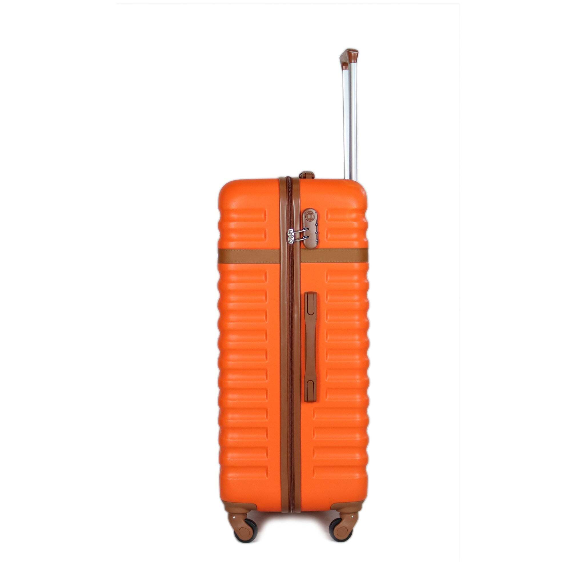 SKY BIRD CLASSIC ABS LUGGAGE TROLLEY CARRY-ON SMALL BAG 20INCH, ORANGE