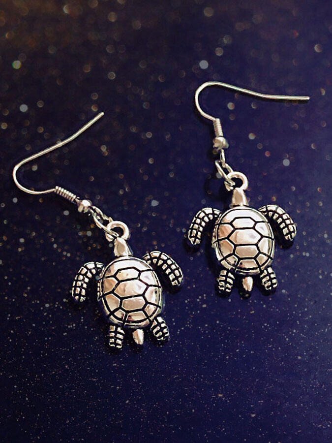 Casual Turtle Earrings
