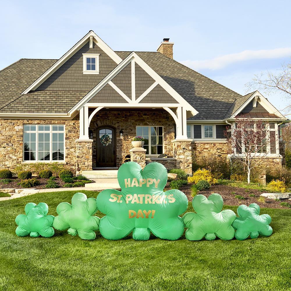The 10' Inflatable St. Patrick's Day Clovers