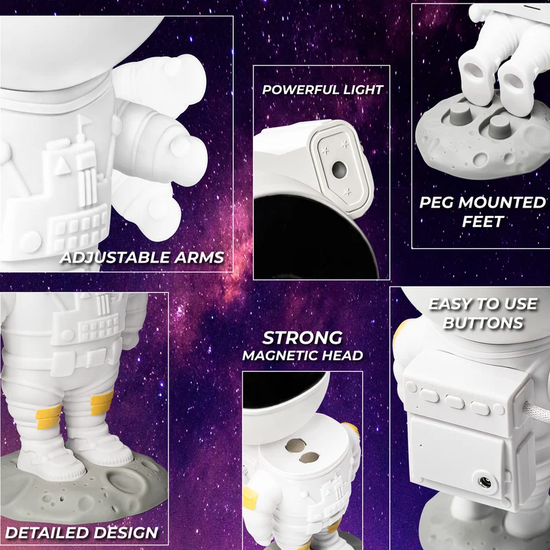 Astronaut Star Galaxy Projector Light - With Timer and Remote (🔥 LIMITED TIME 🔥)
