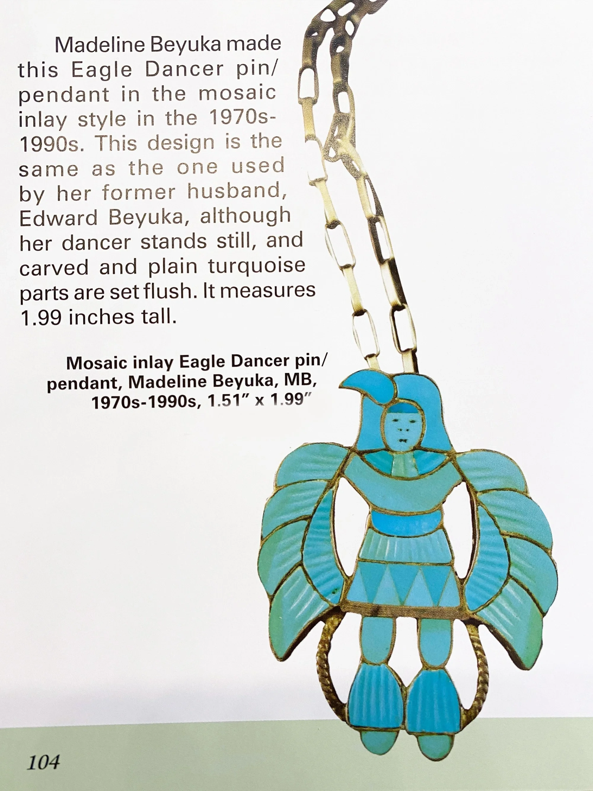 Cuff, Turquoise, Eagle Dancer, Mosaic Inlay, Hallmark, Vintage, '70s, 2673