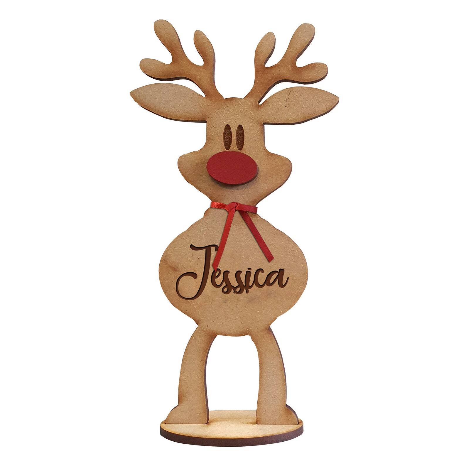 Personalized Freestanding Reindeer-The best decoration for Christmas