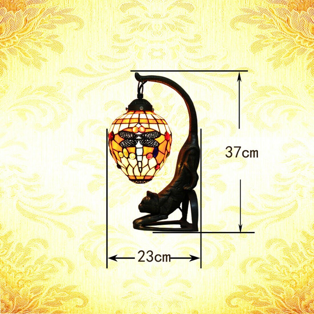 Tiffany Style Cat Lamp - Style A