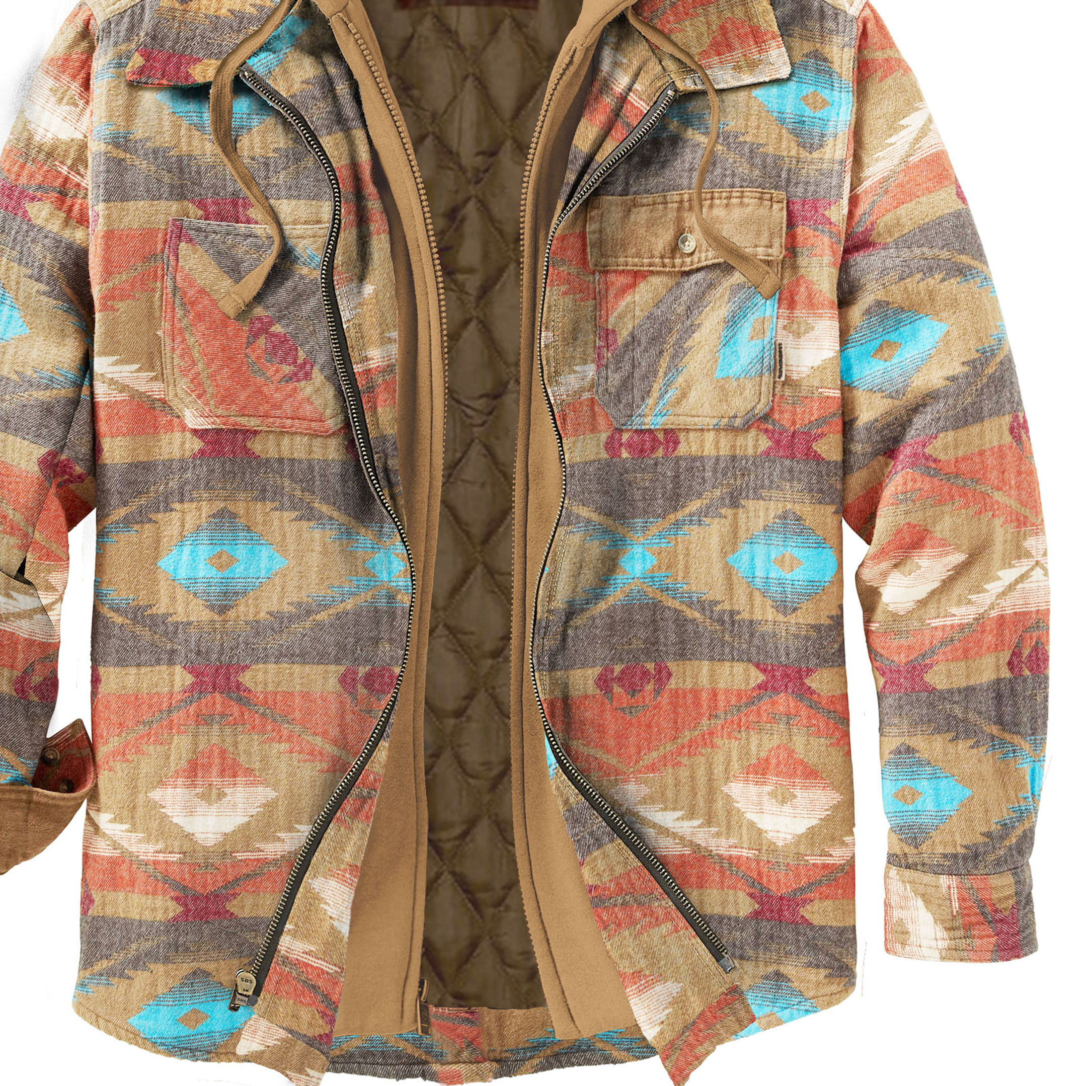 Men's Autumn & Winter Outdoor National Style Hooded Jacket