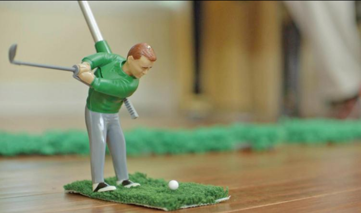 Mini Golfing Man Indoor Golf Game