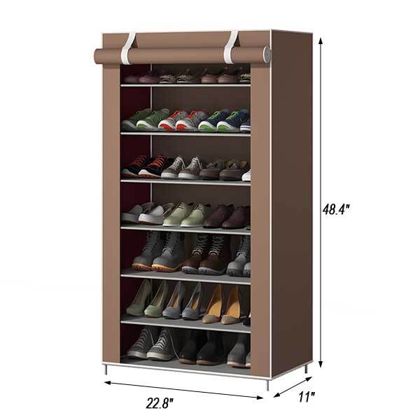 GOODITEMMALL Multi-Layer Dustproof Shoe Storage