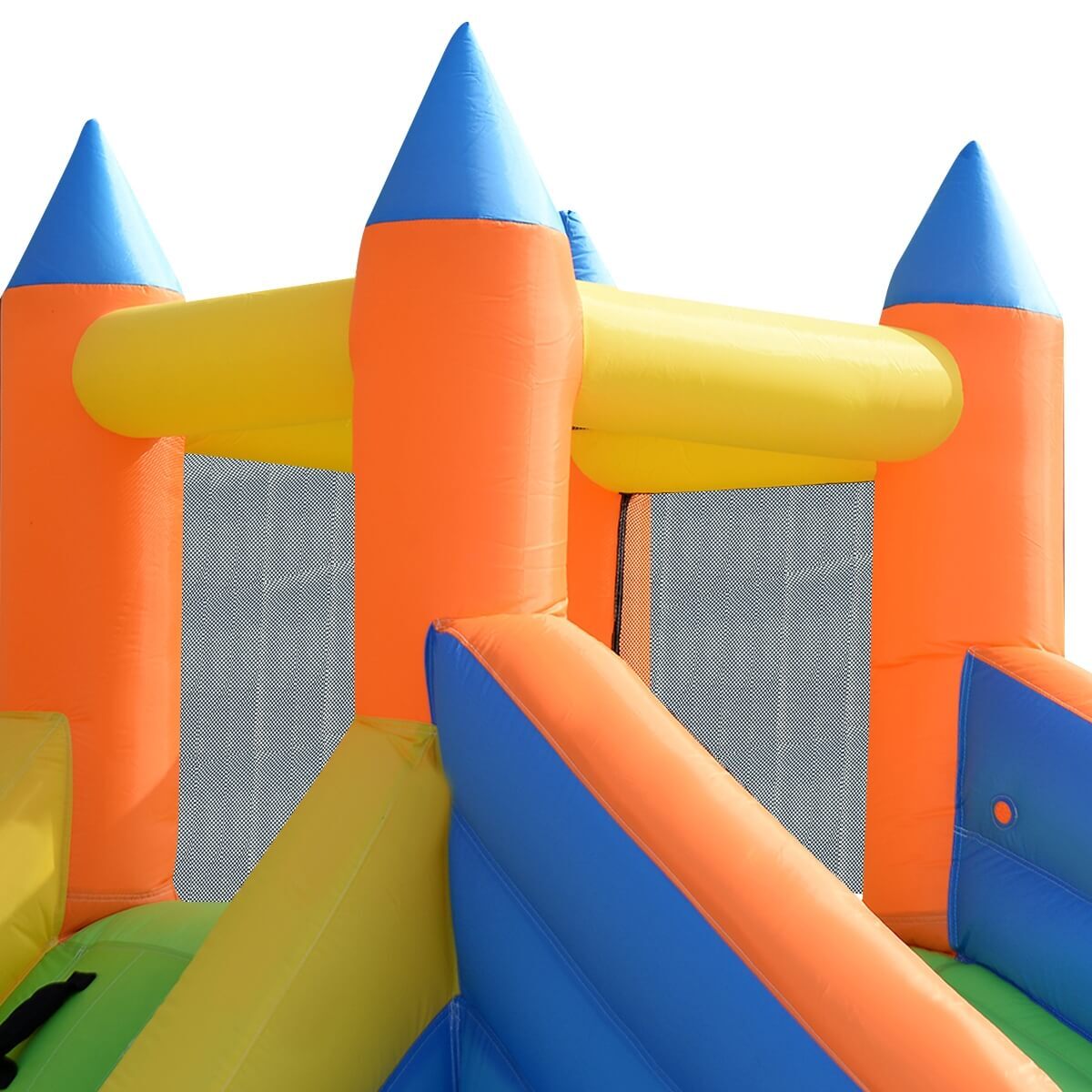 Inflatable Mighty Bounce House Jumper with Water Slide, Blower Not Included