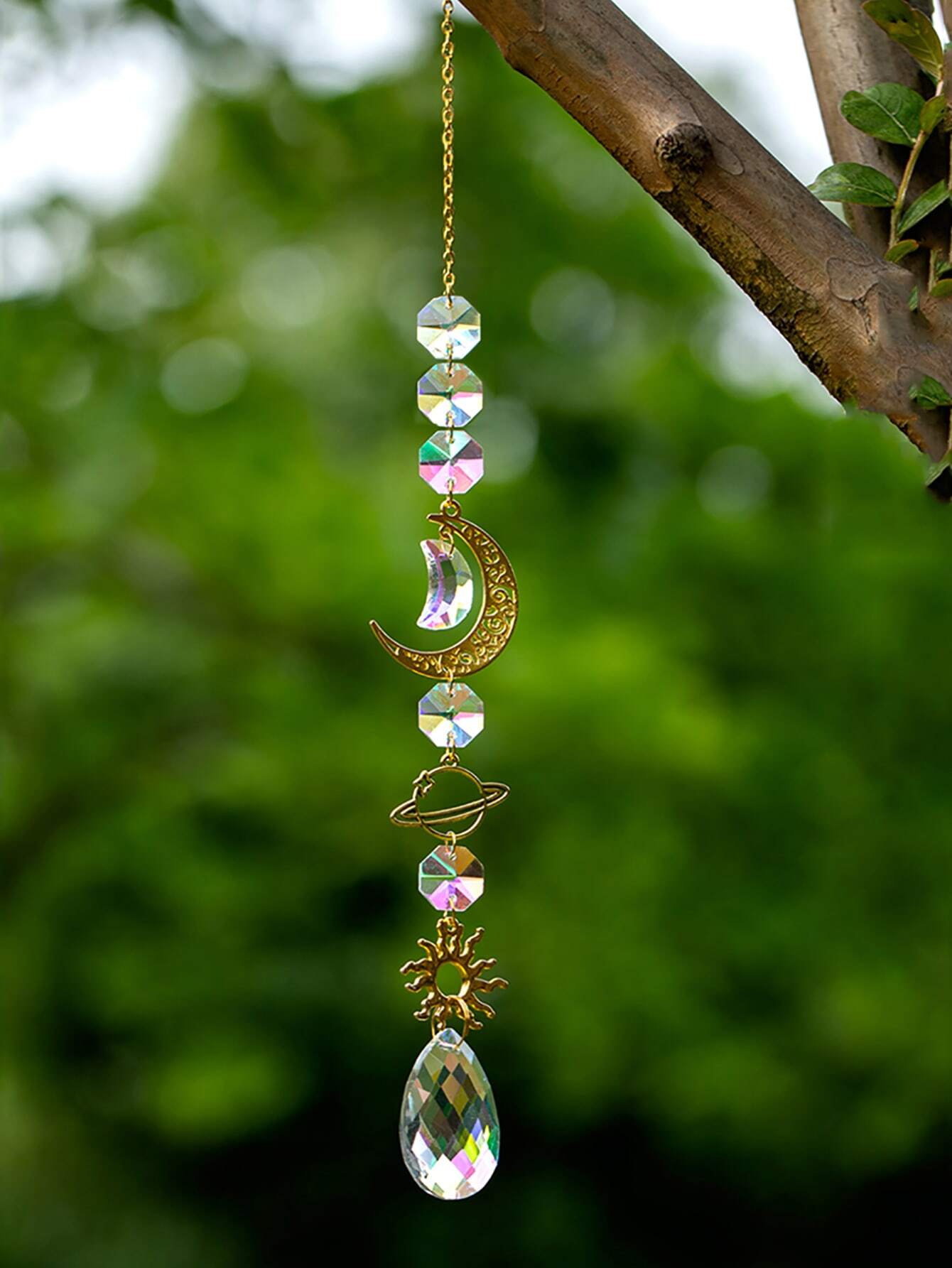 1pc Hanging Crystal Plant Protector