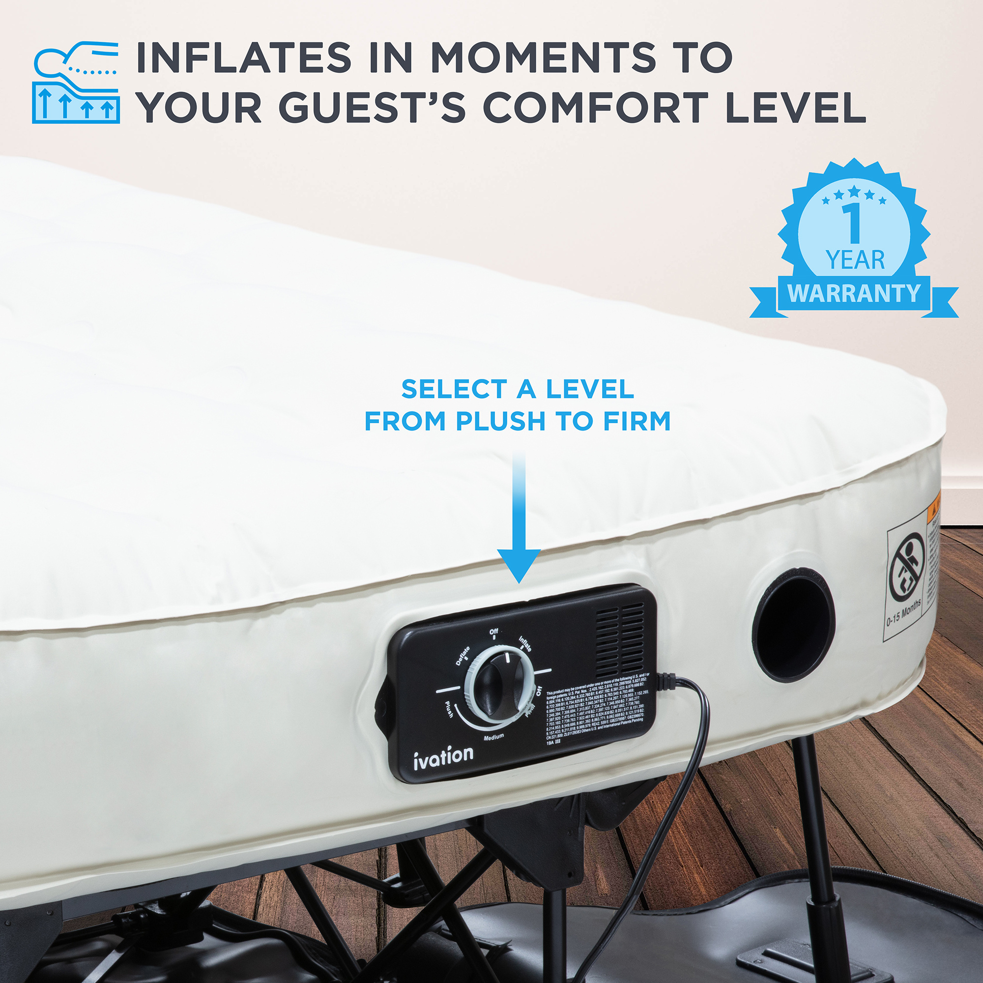 🔥Clearance Sale🔥 Air Mattress with Frame & Rolling Case