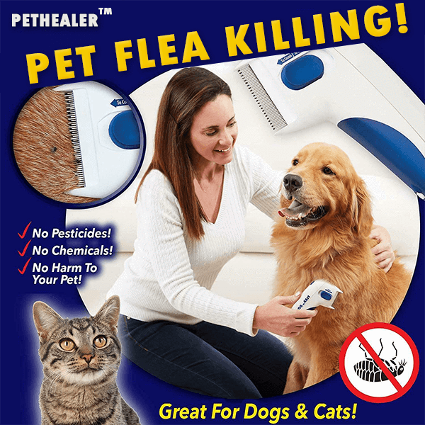 PET FLEA KILLING COMB