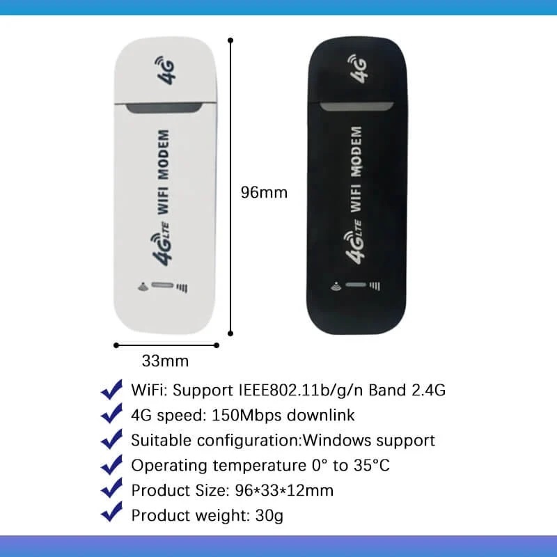 4G LTE Router Wireless USB  Mobile Broadband 150Mbps Wireless Network Card Adapter🔥 First big promotion
