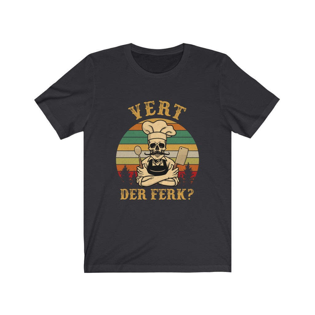 Funny Vert Der Ferk Skull T-shirt