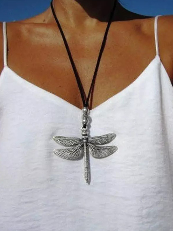 Vintage Dragonfly Necklace