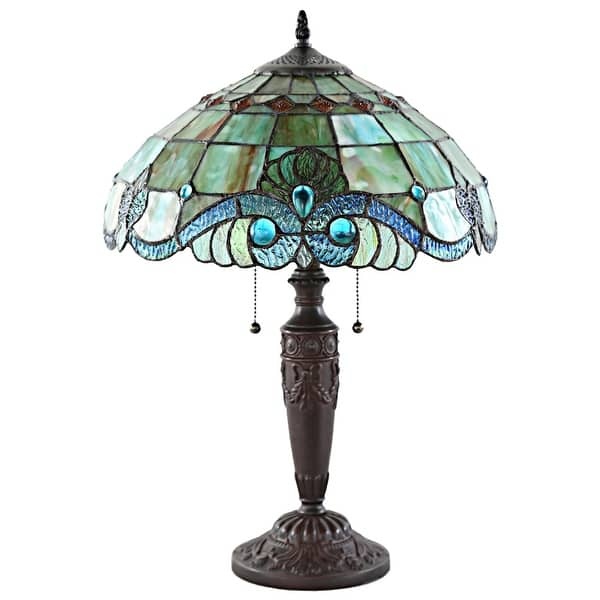 20-inch Stained Glass Lamp - 14