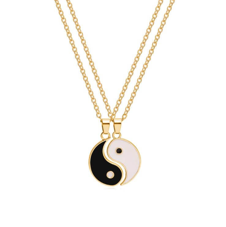 Yin Yang Necklace Set For Bff Couple Spymus 