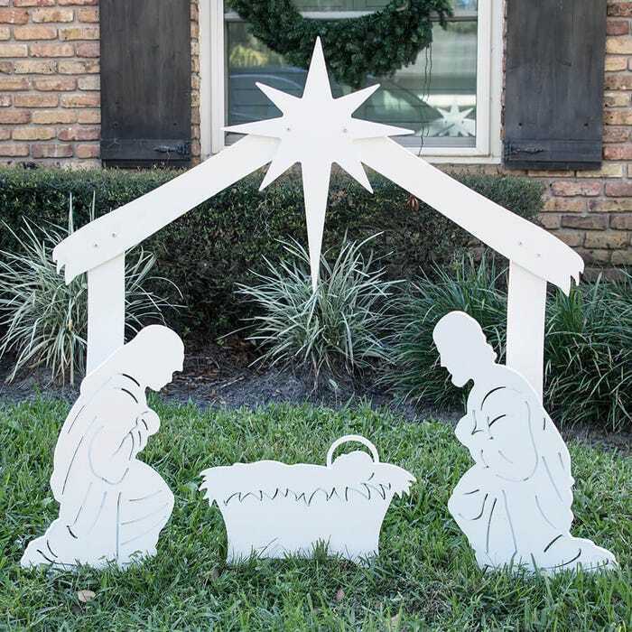 CLASSICS:Holy Family Outdoor Nativity Set - Groupons