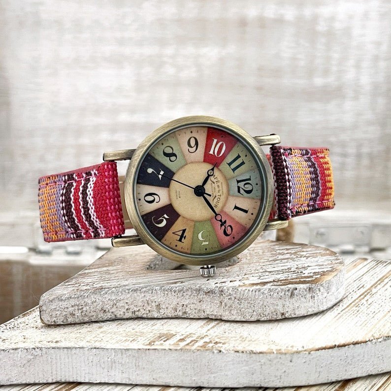 LAST DAY 49% OFF 🎁-Watches for women with multicolour rainbow pattern