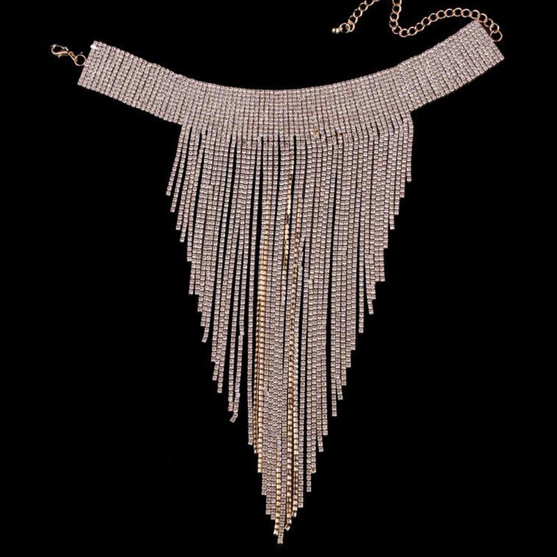 Luxury Clavicle Necklace Tassel Necklace
