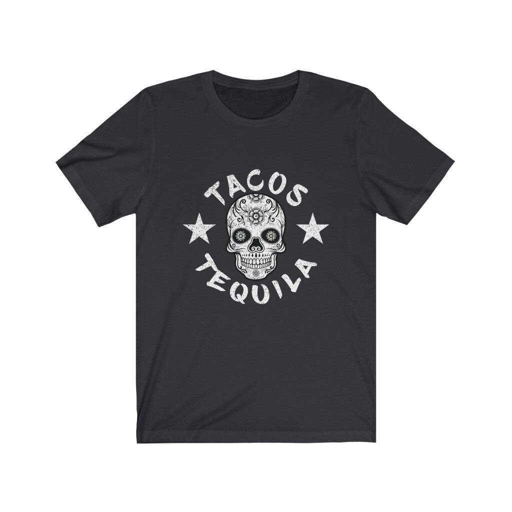 Funny Tacos Tequila Skull T-shirt