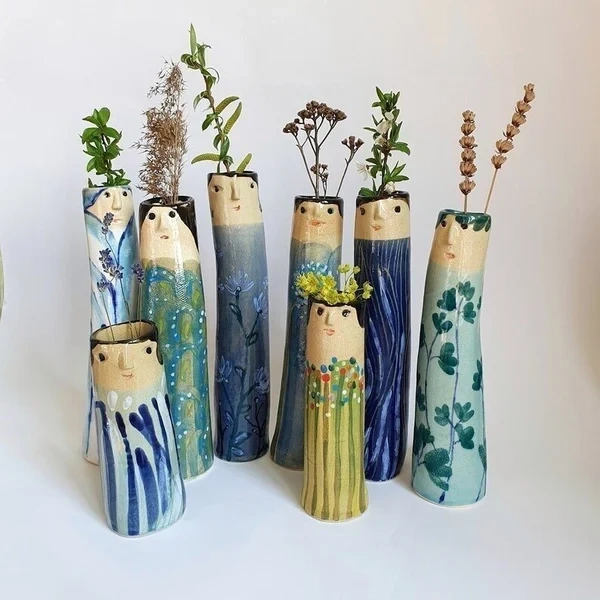 💐-Spring Family Bud Vases