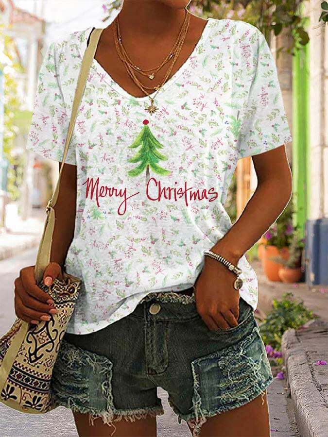 Women's Christmas Casual Loose T-Shirt